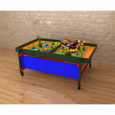 STEAM Многофункциональный стол Весёлые пчёлки оранжевый - «globural.ru» - Клин