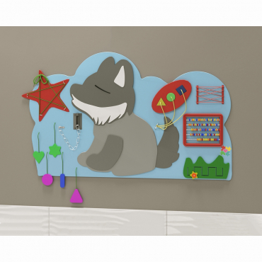 Бизиборд «Волк» - «globural.ru» - Клин