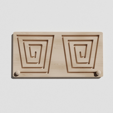 Такт-панель "Лабиринт-трапеция №5" - «globural.ru» - Клин