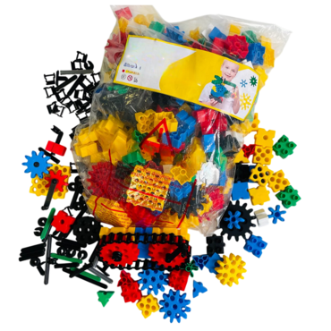 Конструктор STEM «Цепная передача» 369 деталей - «globural.ru» - Клин