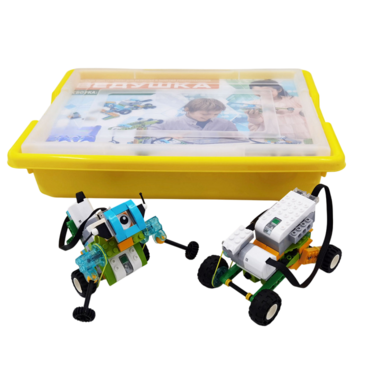 Набор для занятий робототехникой Ведушка с пластиковым боксом для хранения деталей - «globural.ru» - Клин