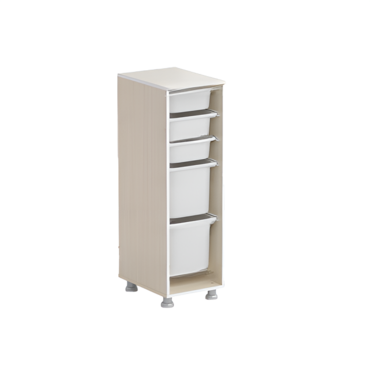 Стеллаж с лотками Робик 001 (дуб молочный) - «globural.ru» - Клин