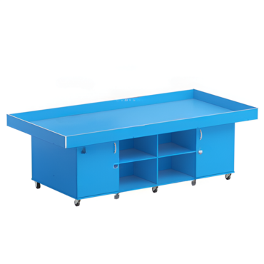 Стол для робототехники с дверками (синий) - «globural.ru» - Клин