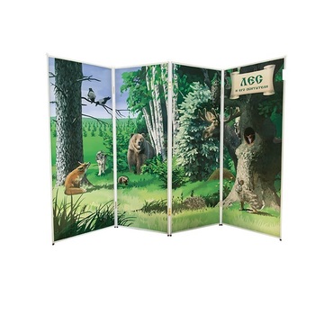 Дидактическая ширма "Природное сообщество (лес, луг, водоем)" - «globural.ru» - Клин