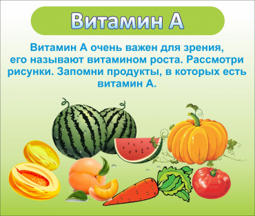 Стенд "Витамин А" - «globural.ru» - Клин
