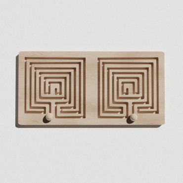 Такт-панель "Деревянный лабиринт №10" - «globural.ru» - Клин