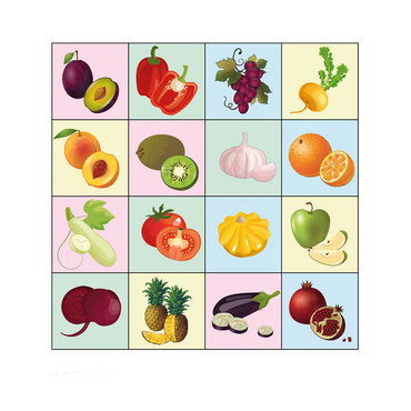 Коврик для логобота Пчелка "Фрукты" - «globural.ru» - Клин