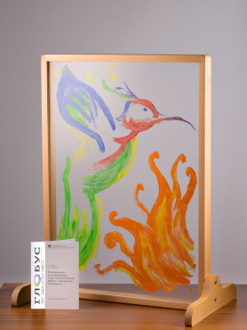 Арт-терапевтический комплекс с прозрачным мольбертом - «globural.ru» - Клин