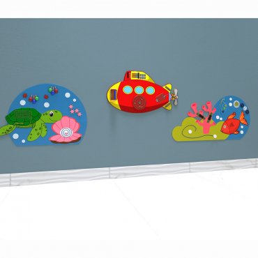 Комплект бизибордов "Подводный мир 3 в 1" - «globural.ru» - Клин