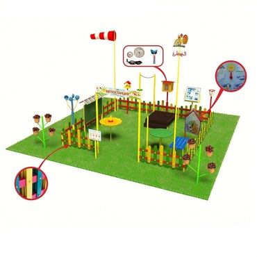 Метеорологическая площадка (комплект Премиум) - «globural.ru» - Клин