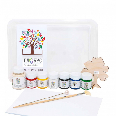 Набор ЭБРУ standart 6 цветов - «globural.ru» - Клин