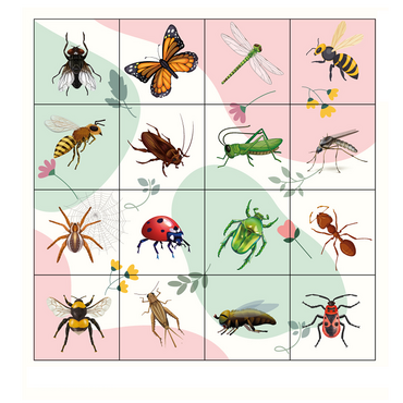 Коврик для логобота Пчелка "Насекомые и пауки" - «globural.ru» - Клин