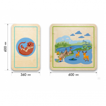 Набор стеновых панелей «Северные мотивы - Природные богатства» - «globural.ru» - Клин