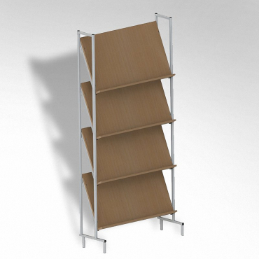 Стеллаж на металлокаркасе демонстрационный - «globural.ru» - Клин