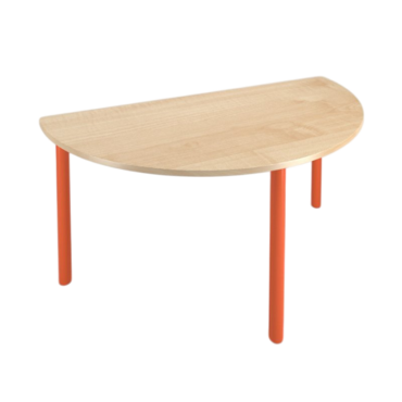 Стол детский полукруглый нерегулируемый ЛДСП - «globural.ru» - Клин