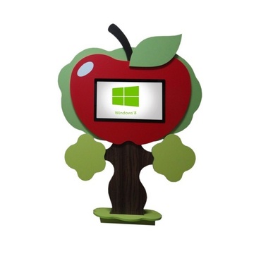 Интерактивная напольная пристенная доска «Яблоко» - «globural.ru» - Клин